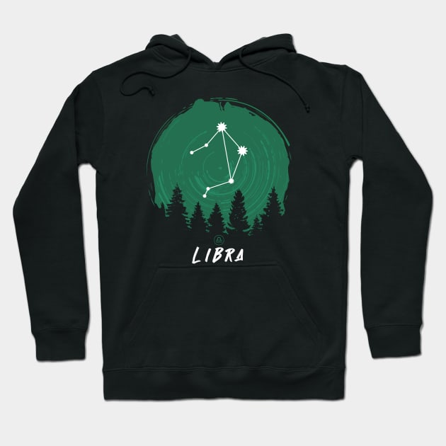 Retro Libra Zodiac Sign Astrology Proud Libra Hoodie by SLAG_Creative